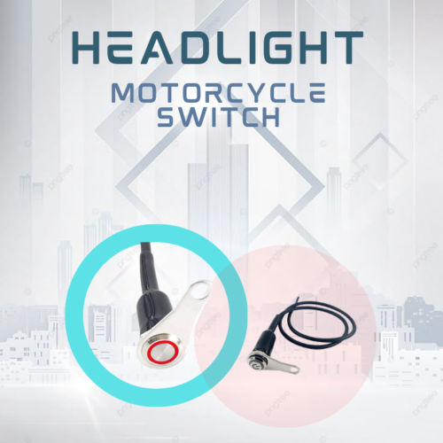 Waterproof Red LED Motorcycle Switch